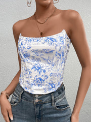 Fashion Print Tube Top