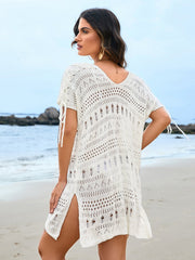 Sexy Cut-Out Crochet Seaside Holiday Sunscreen Dress