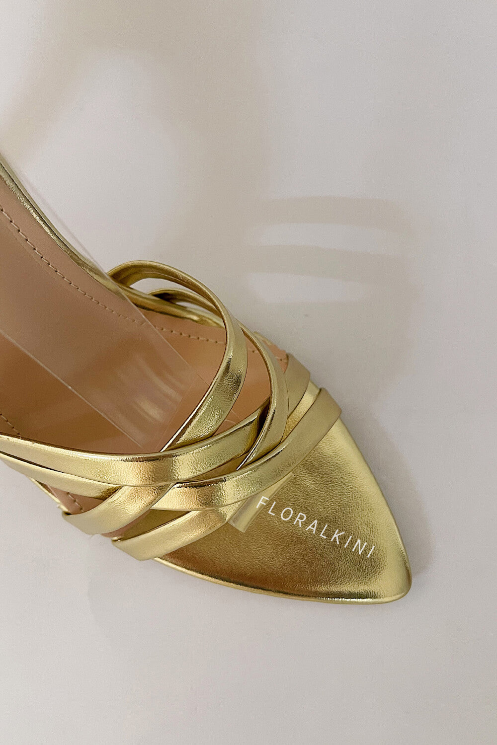 Strappy Open Pointed Toe Stiletto Heeled Sandals