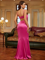Satin Mermaid Gown Dress