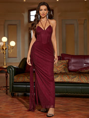 Glitter Evening Gown Dress