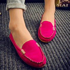 Casual Closed-toe Flat Heel Shoes