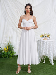 Crisscross Back Corset Lace Trim Cami Dress