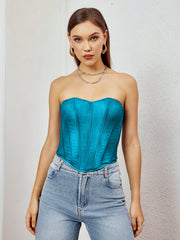 Crisscross Back Tube Top