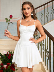 Jacquard Backless Cami Dress