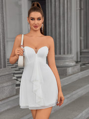 Mesh Tube Mini Dress
