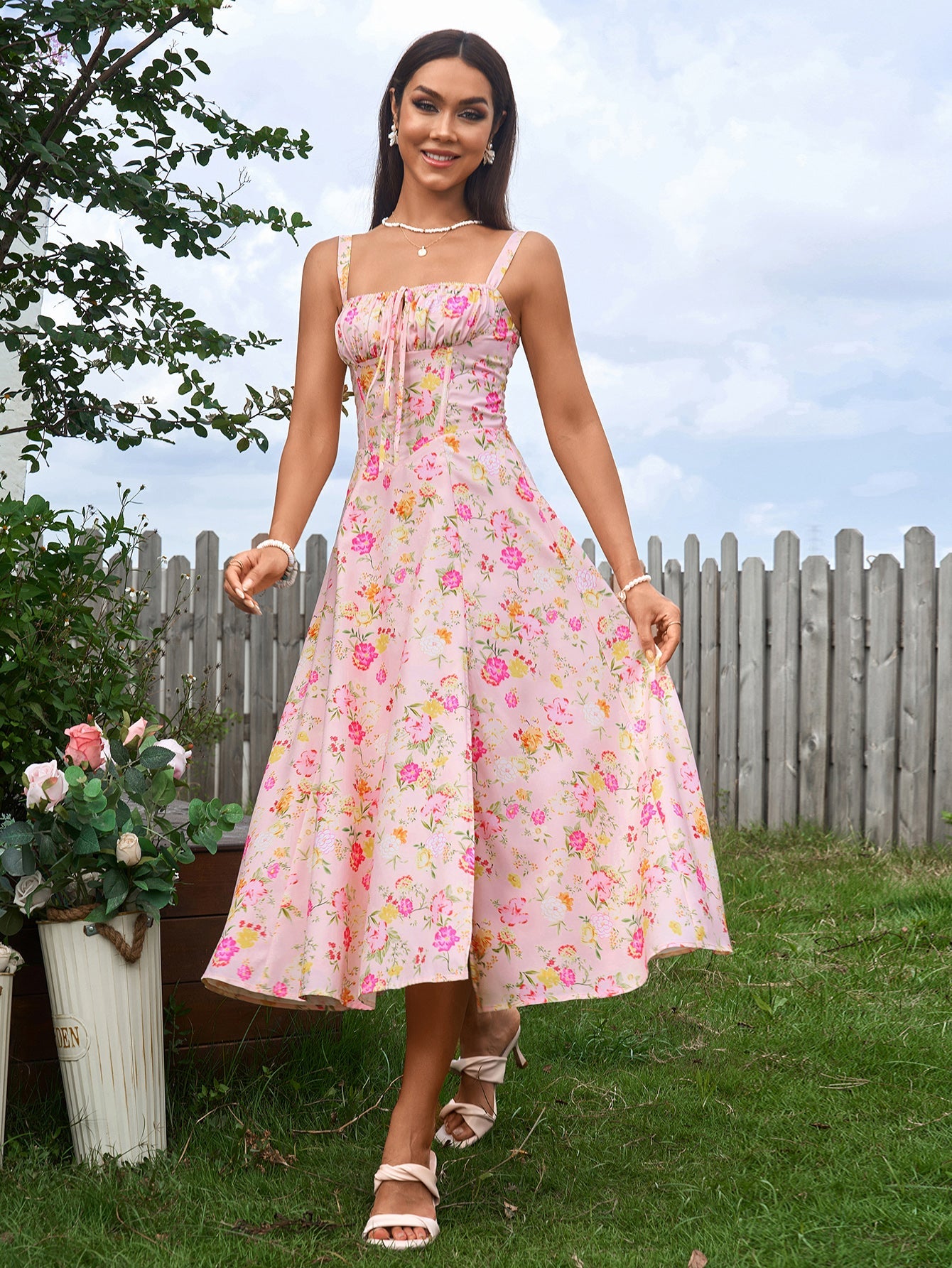 Floral Flowy Sun Dress