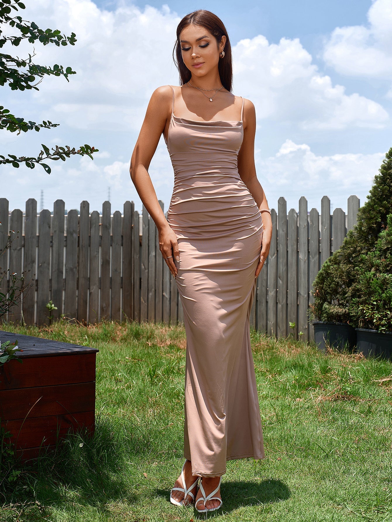 Mermaid Slip Gown Dress