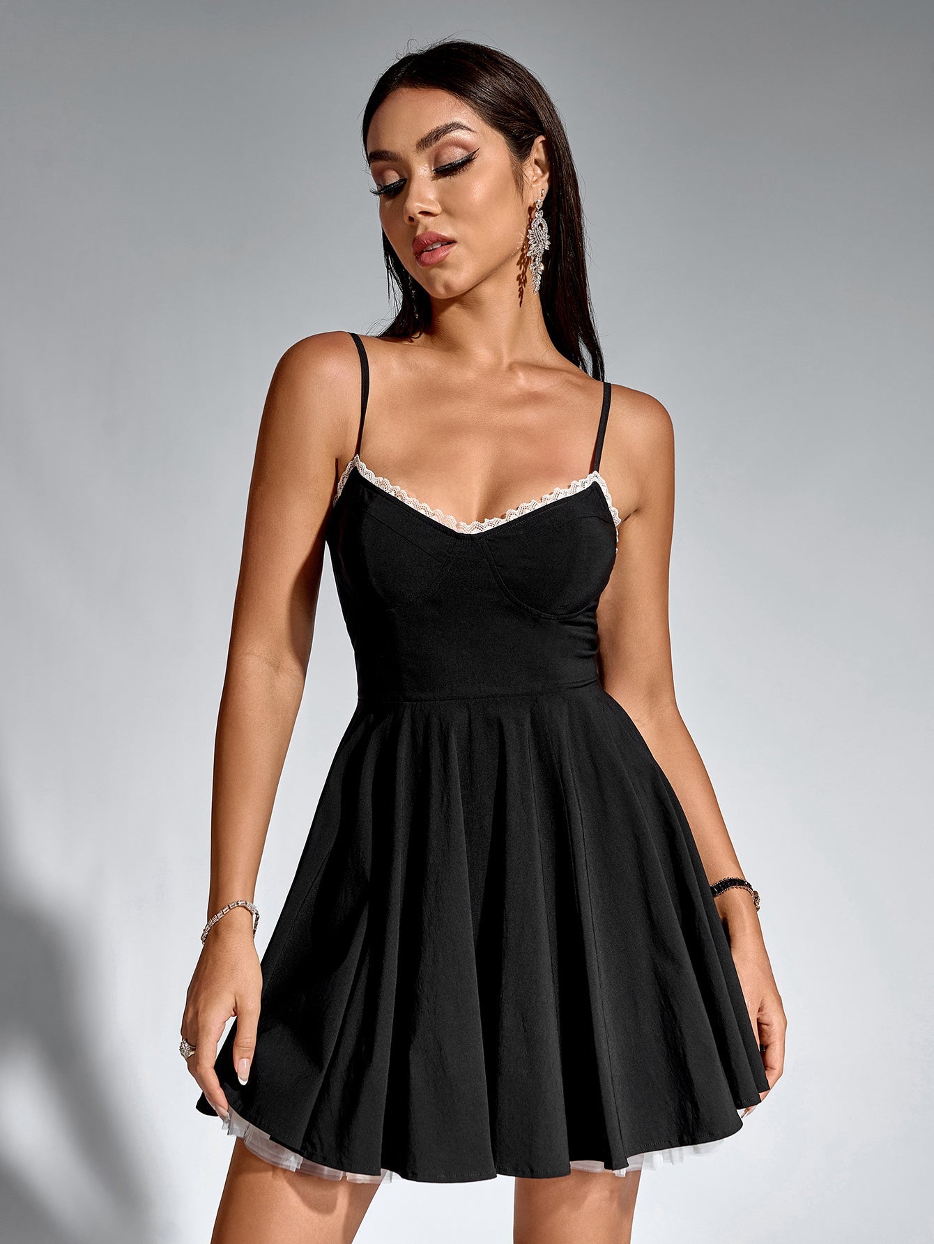 Sexy Sleeveless Backless Ruched Slip Mini Dress