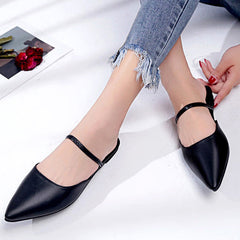 Pointed Toe Closed-toe Flat Pumps Shoes