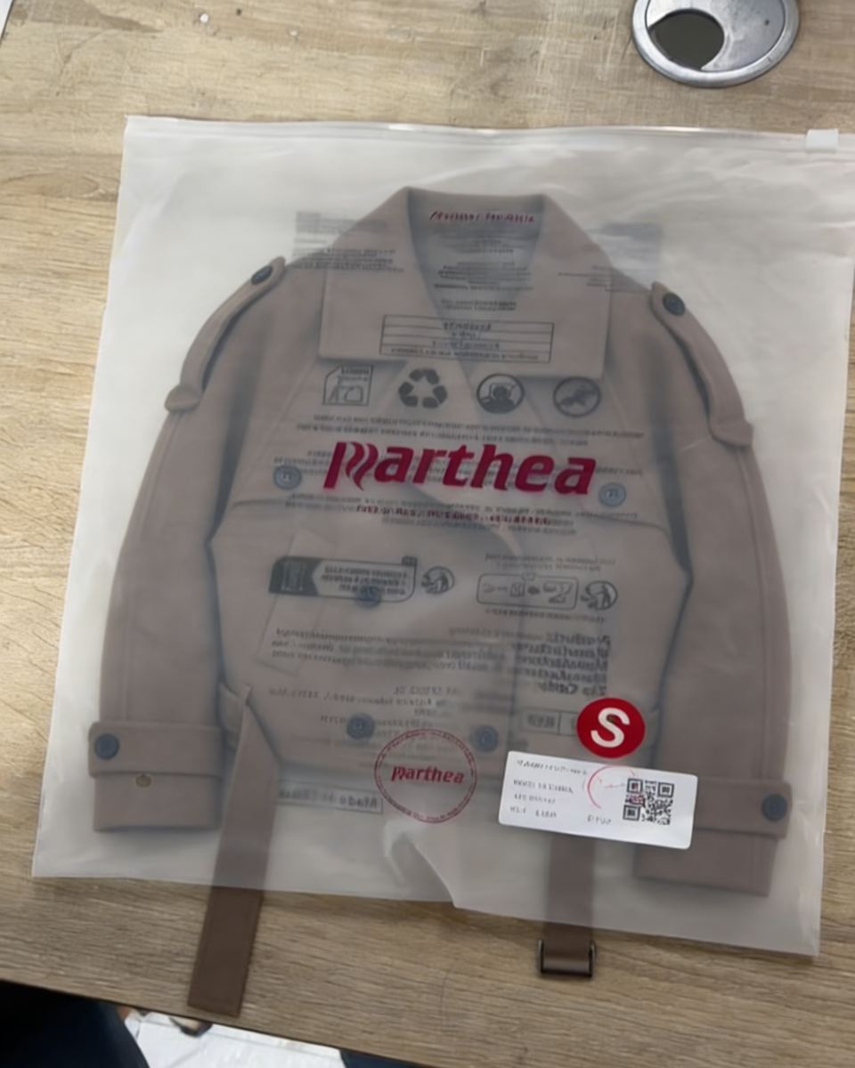Button Decoration Tie-Up Jacket