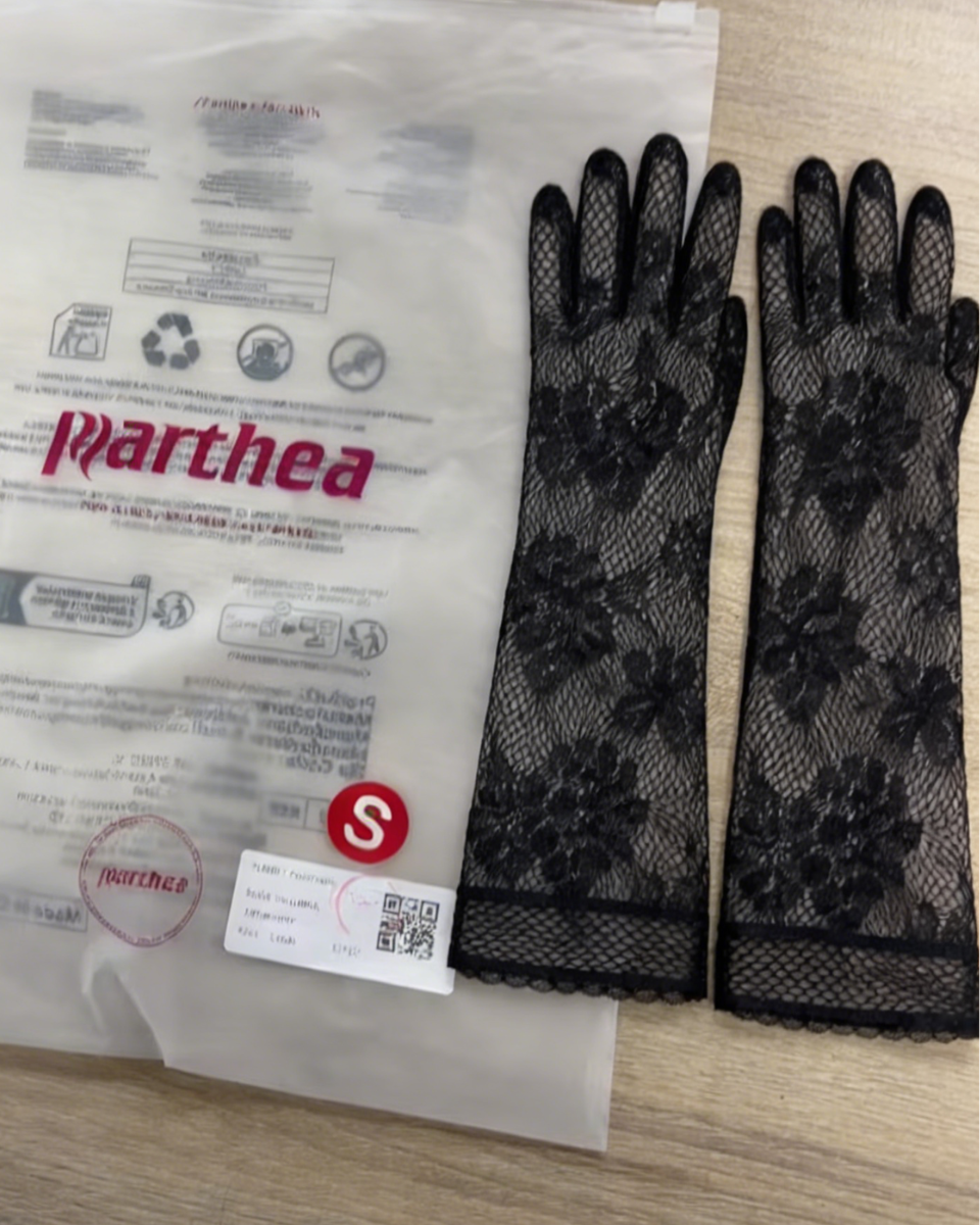 Lace Fishnet Gloves As Clothing