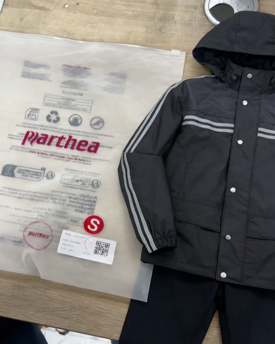 Solid Waterproof Jacket With Pants