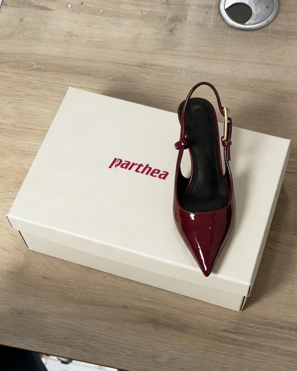 Pointed Toe Stiletto High Heel With Ankle Strap
