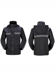 Solid Waterproof Jacket With Pants