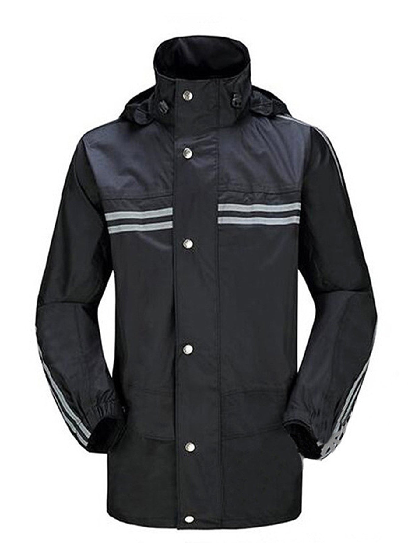 Solid Waterproof Jacket With Pants