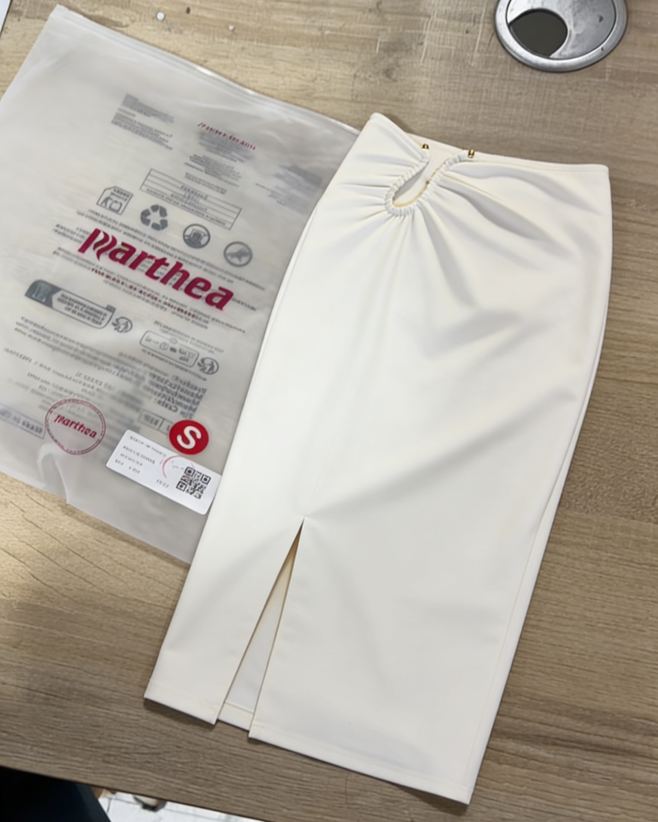 Split Thigh Bodycon Skirt