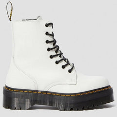 Round Toe Platform Side Zipper Combat Boots