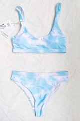 Lake Blue High Waist Bikini Bottom