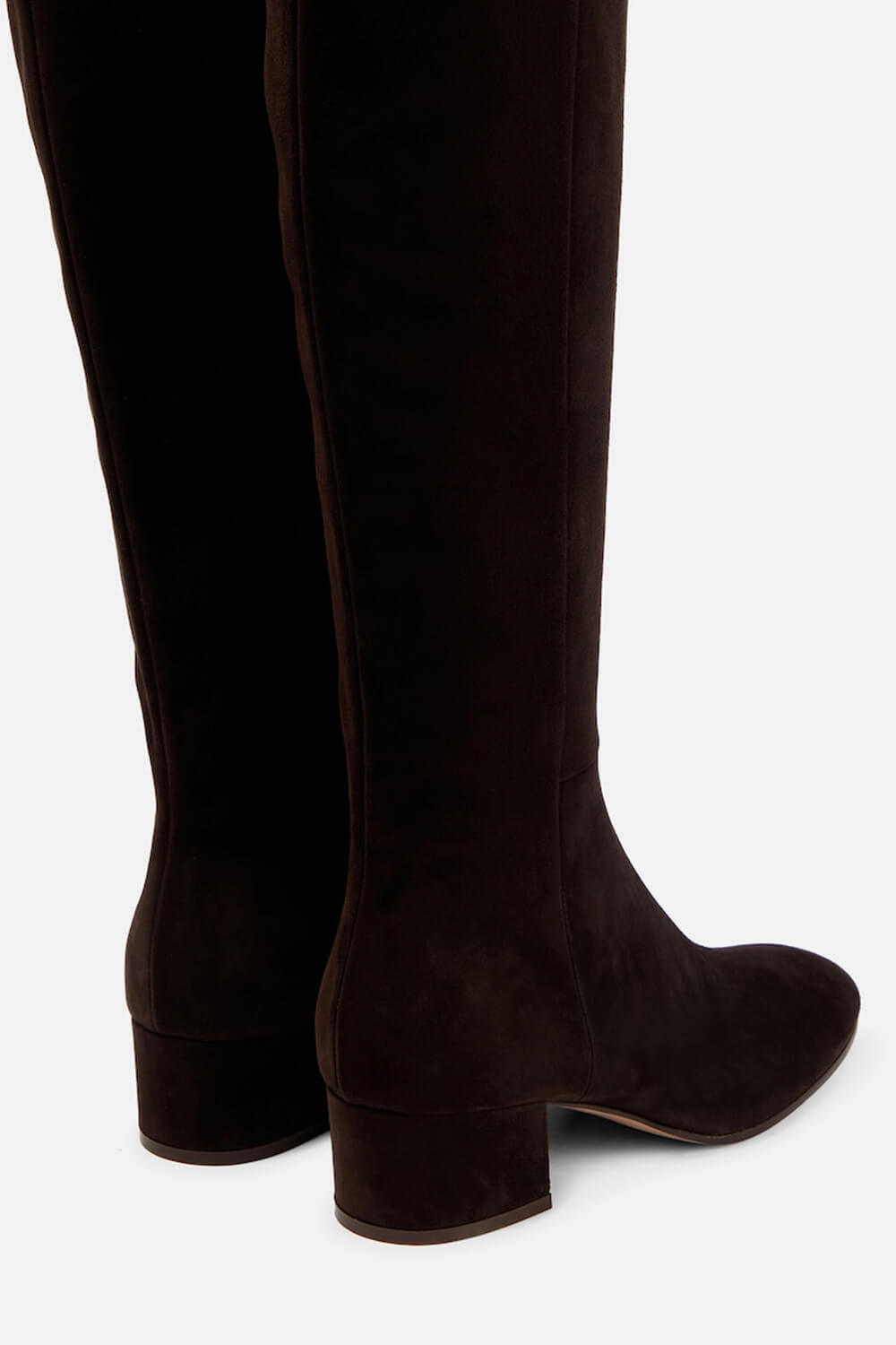 Faux Suede Over-The-Knee Thigh High Flat Boots