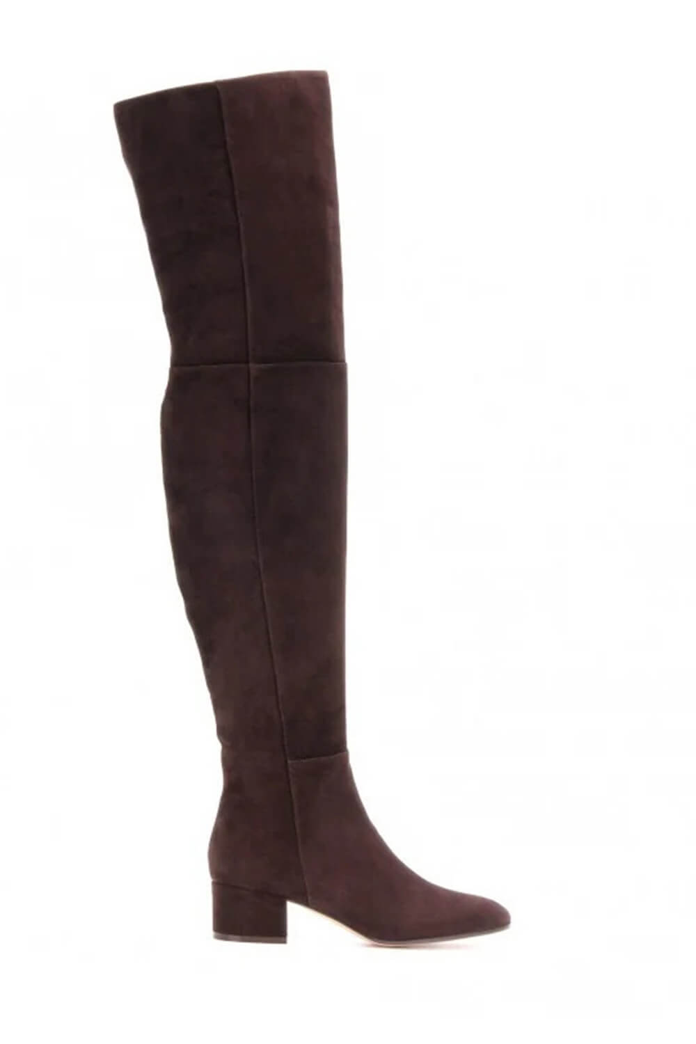 Faux Suede Over-The-Knee Thigh High Flat Boots