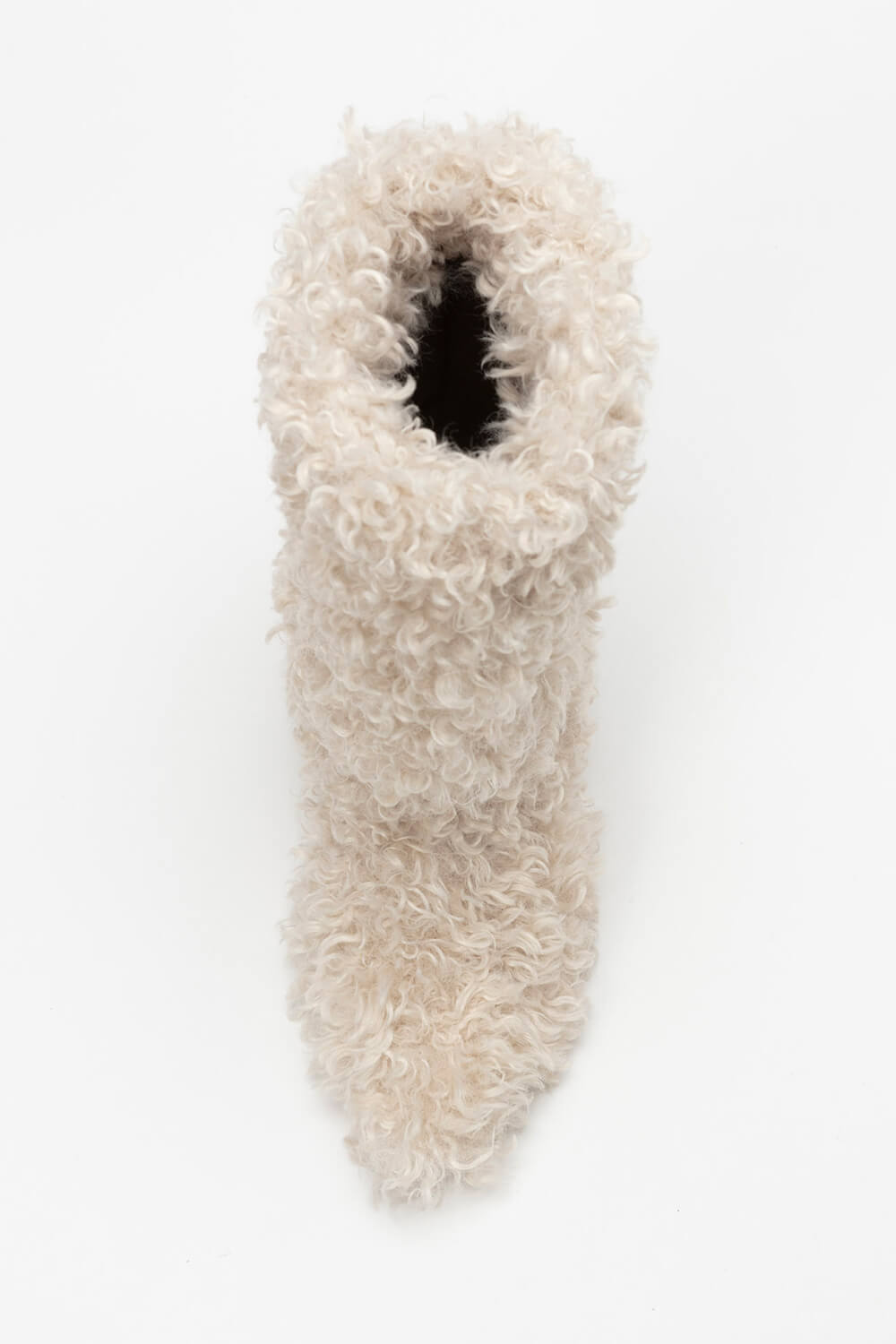 Faux Fur Mid-Calf Block Heel Boots