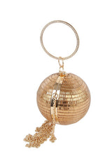 Rhinestone Disco Ball Evening Purse
