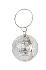 Rhinestone Disco Ball Evening Purse
