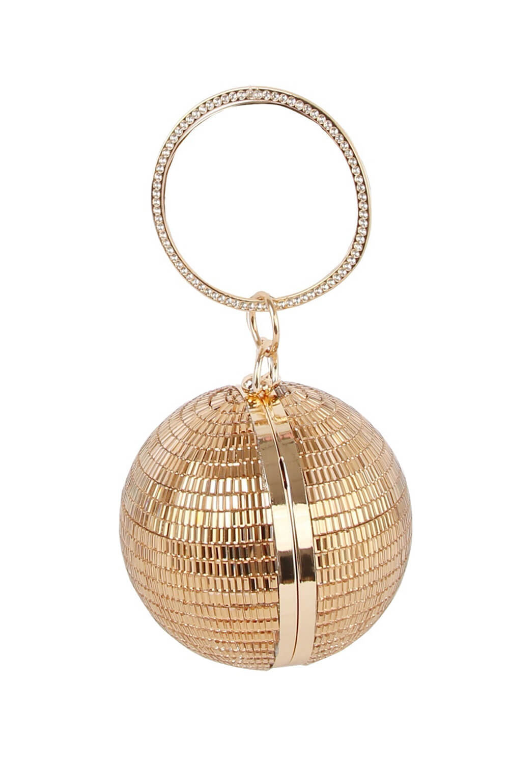 Rhinestone Disco Ball Evening Purse