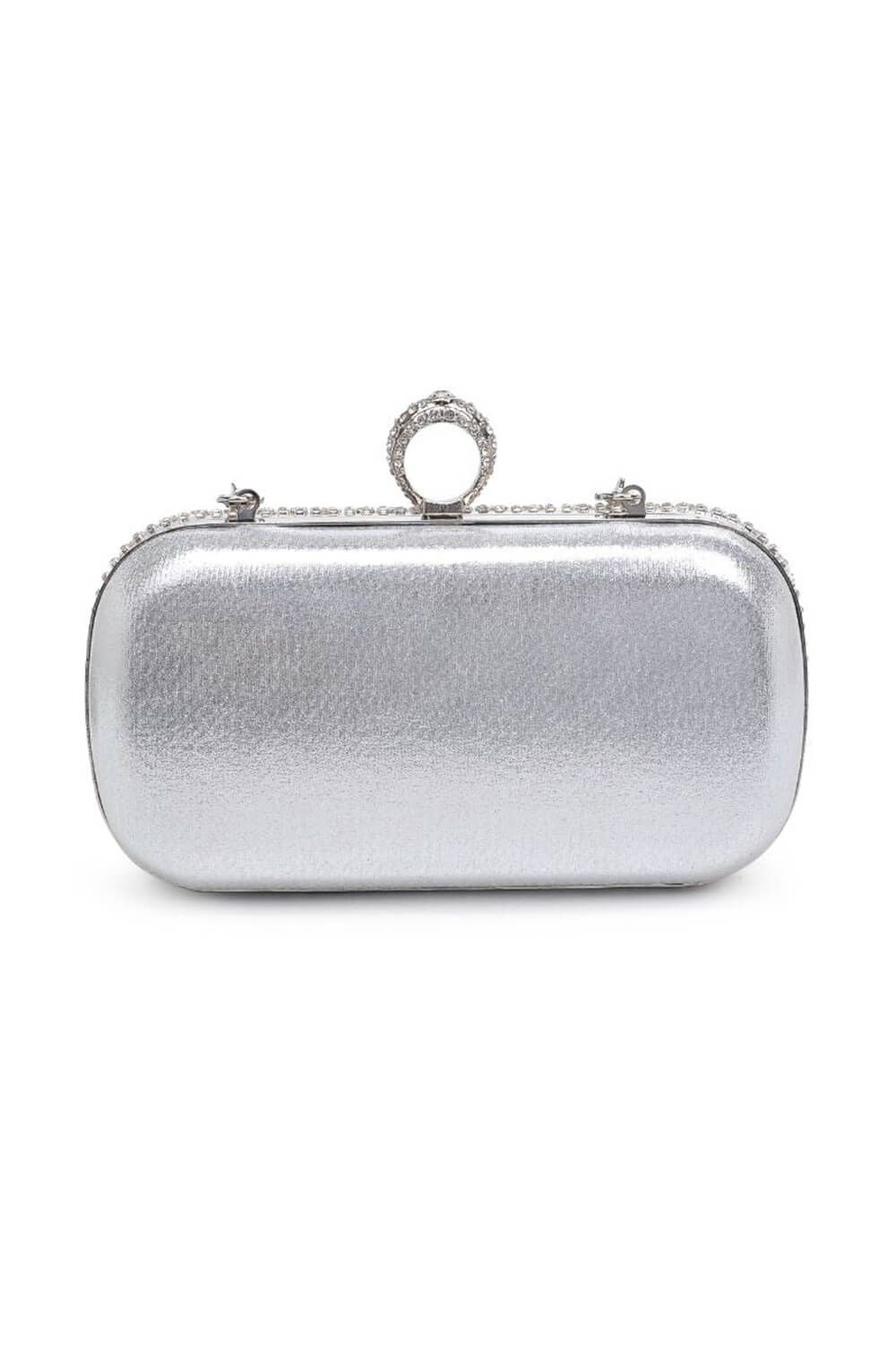 Rhinestone Fringe Evening Clutch