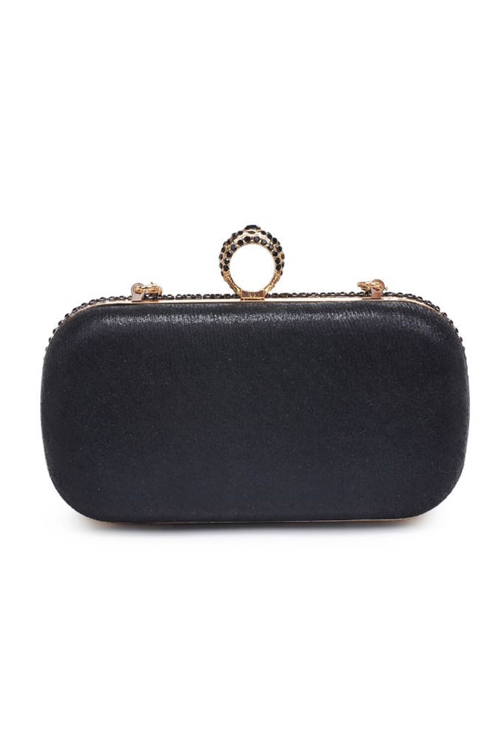 Rhinestone Fringe Evening Clutch