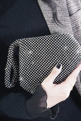 All Over Rhinestone Evening Mini Clutch Handbag