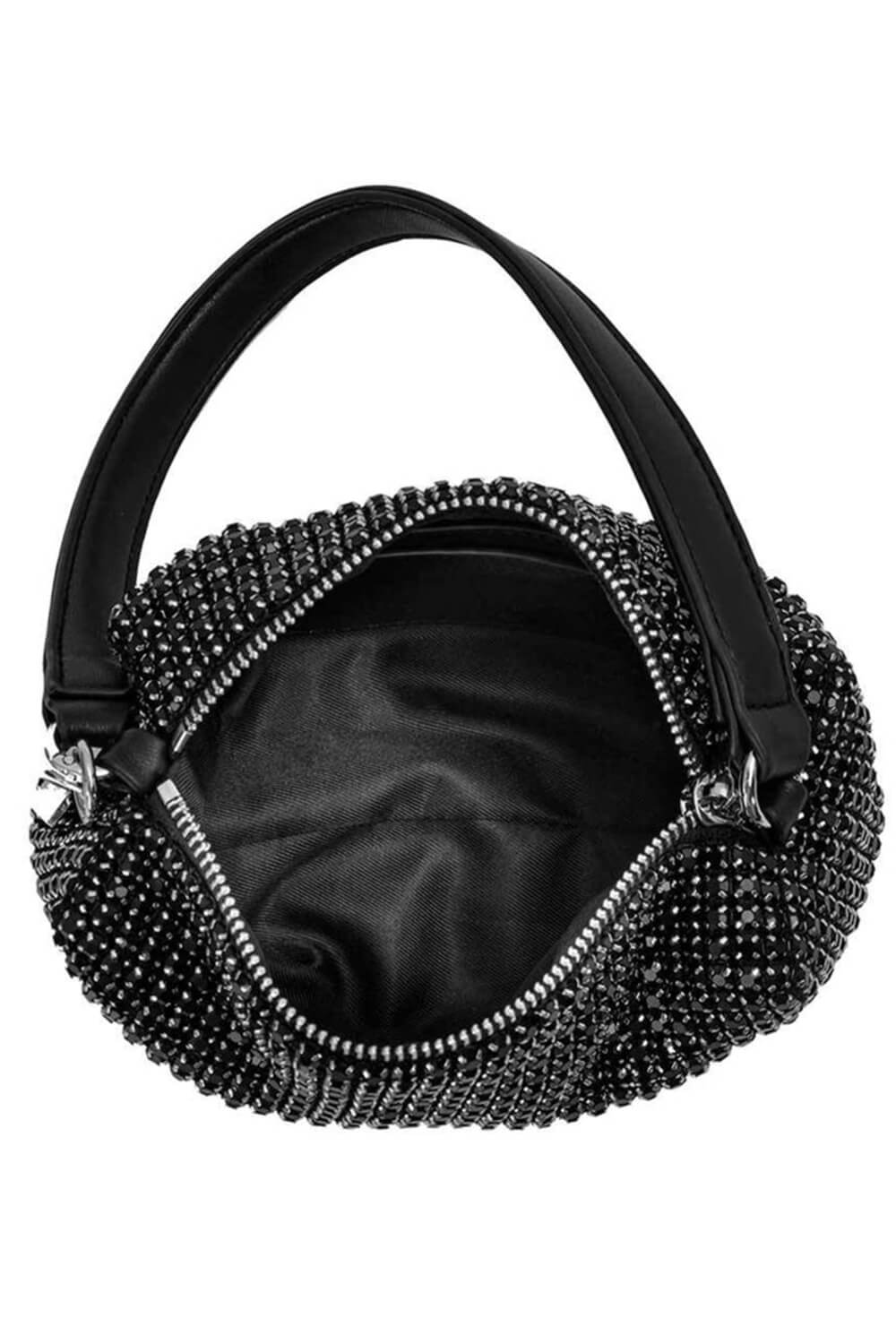 Mini Diamond-Like Rhinestones Baguette Bags Evening Crossbody Bag
