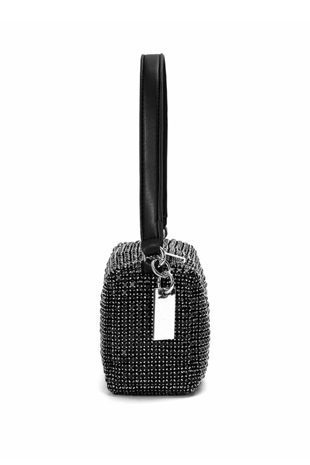 Mini Diamond-Like Rhinestones Baguette Bags Evening Crossbody Bag
