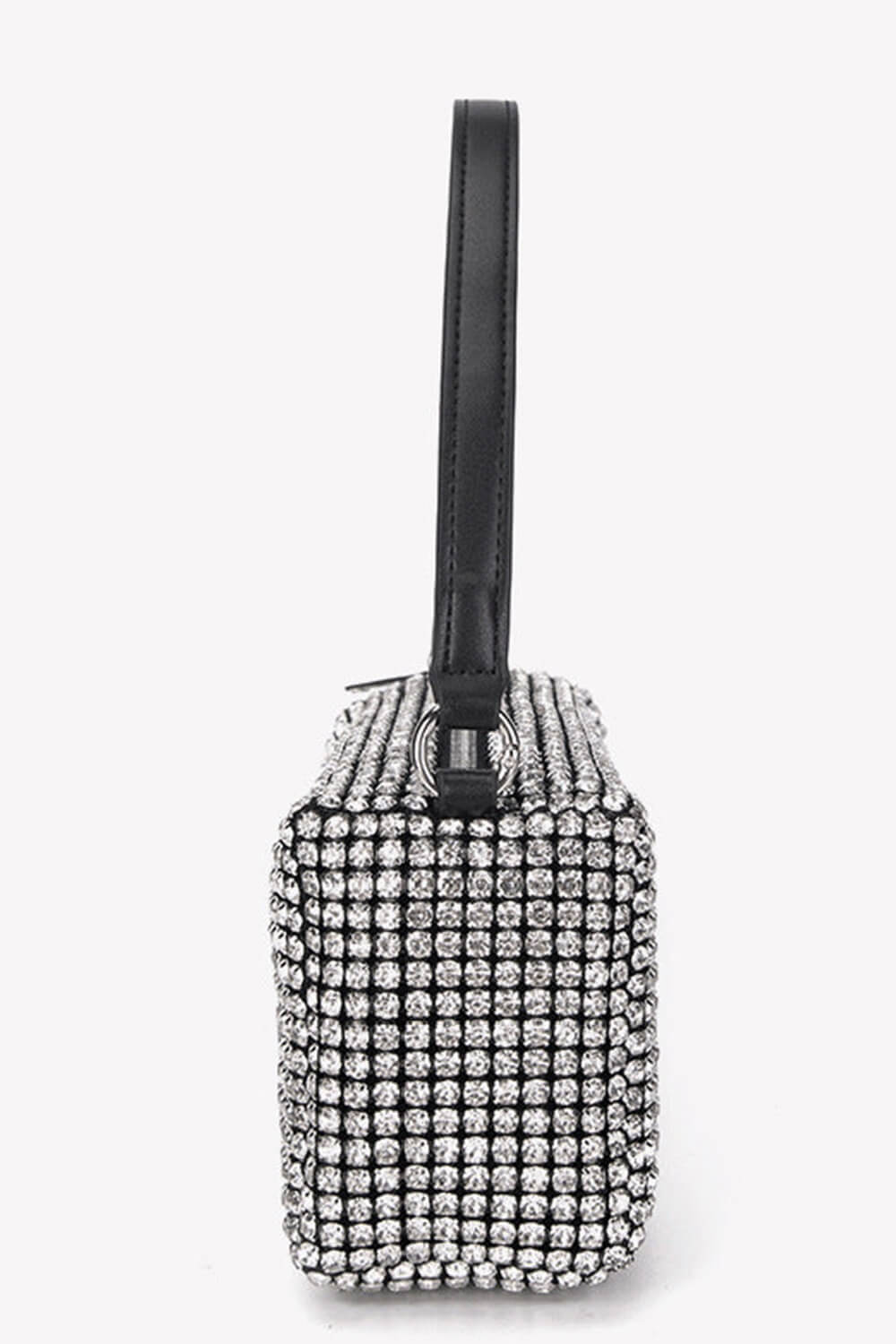 Mini Diamond-Like Rhinestones Baguette Bags Evening Crossbody Bag