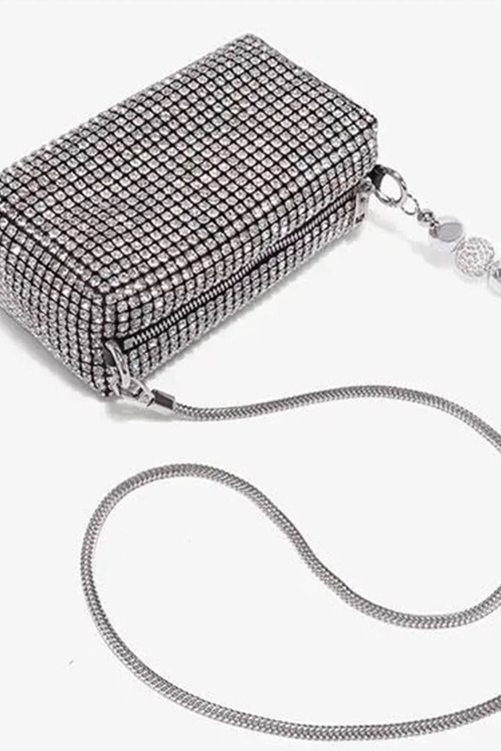 Mini Pearl Diamond Baguette Bags Evening Crossbody Bag