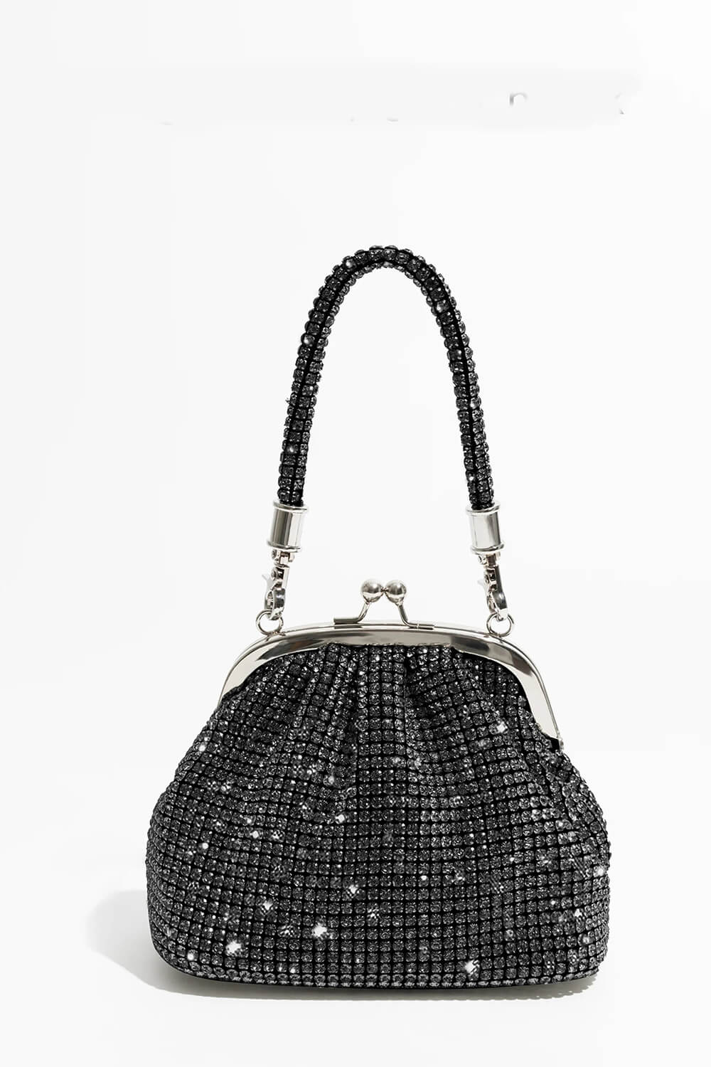 All Over Rhinestones Evening Clutch Bags With Straps