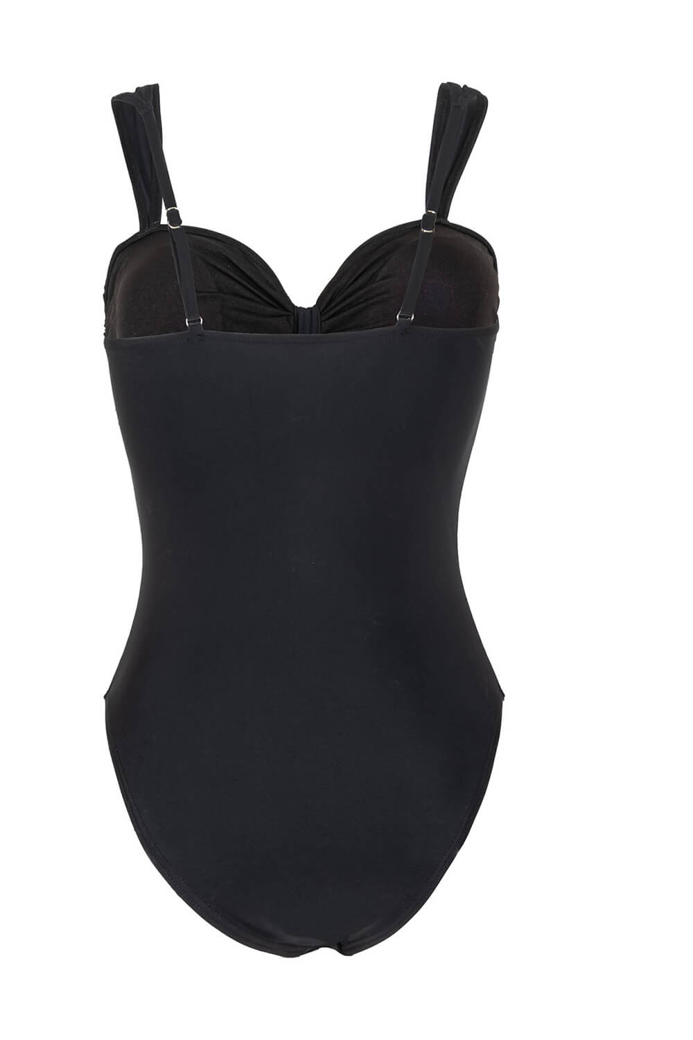 Cutout One-Piece Swimsuit With Flower Gold Hardware