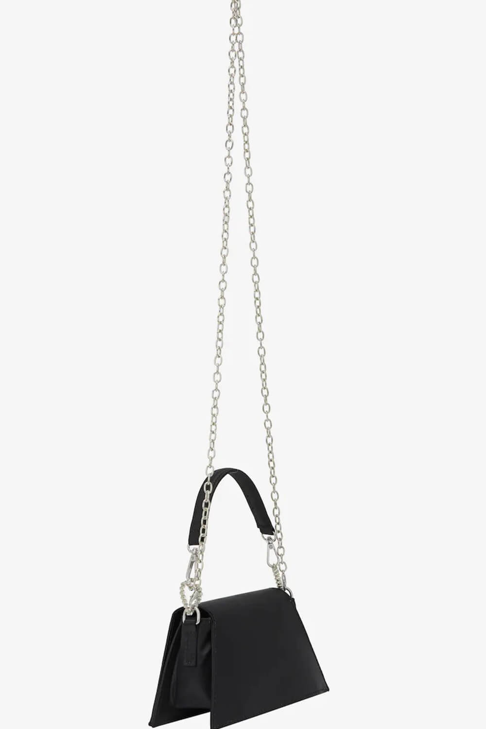 Satin Triple Heart Top-Handle Mini Bag