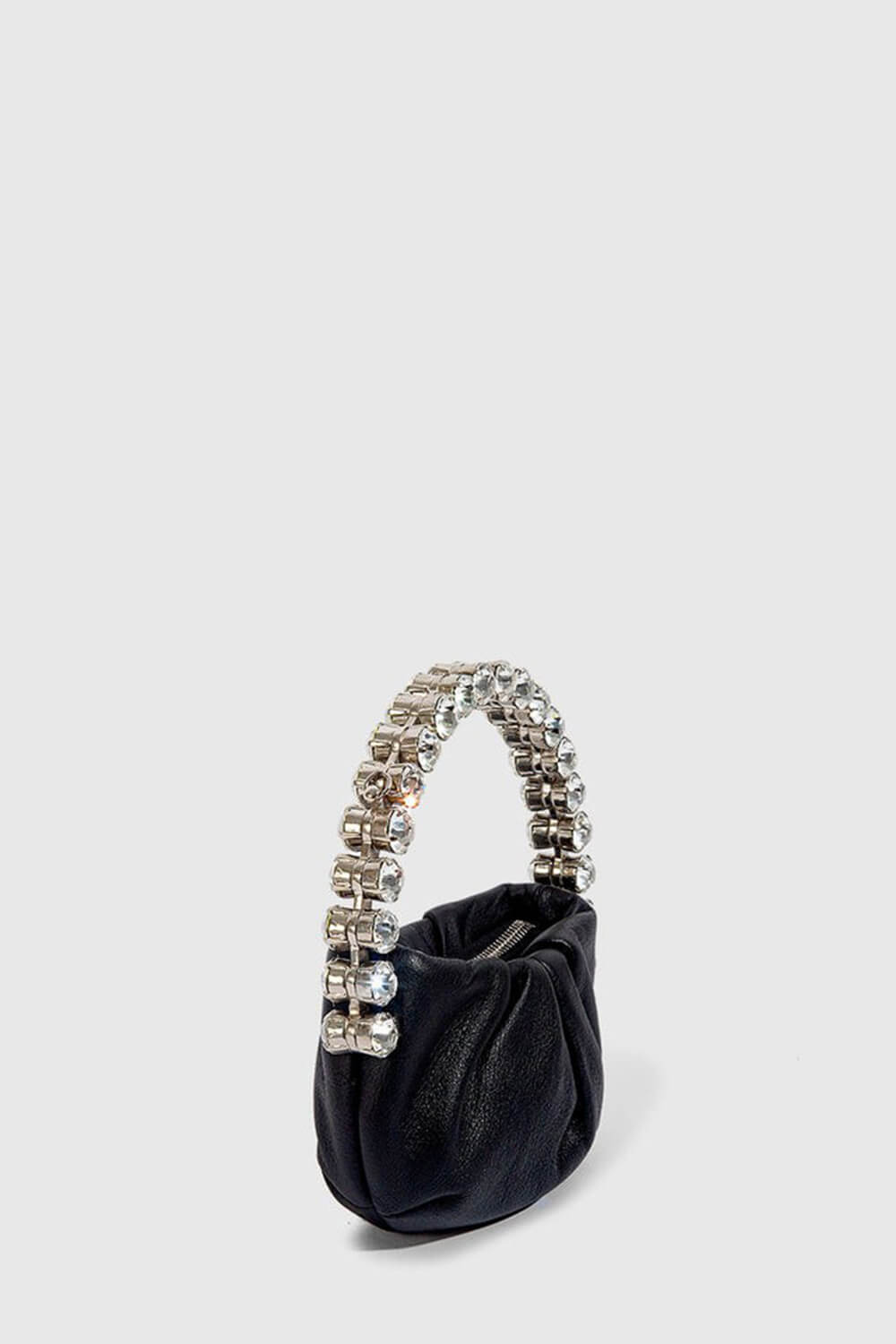 Metallic Embellished Rhinestone Evening Purse Clutch