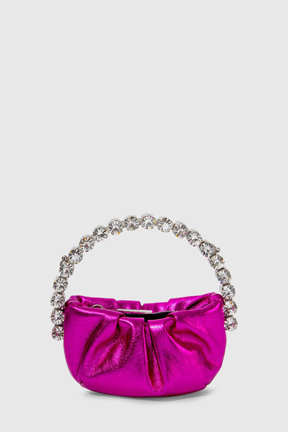 Metallic Embellished Rhinestone Evening Purse Clutch