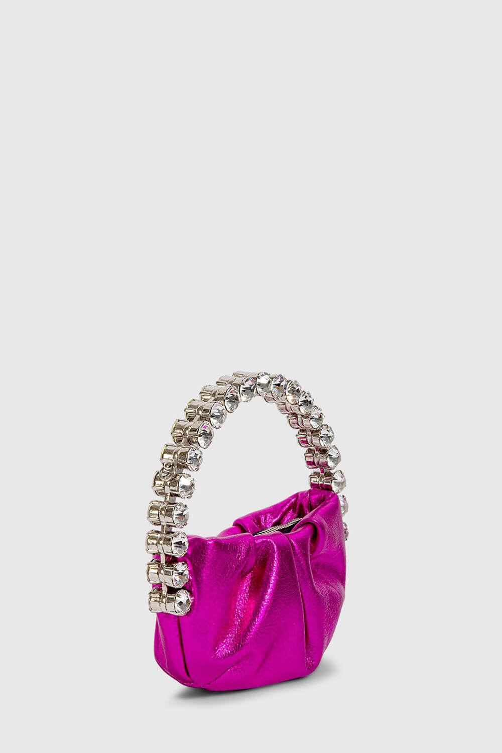 Metallic Embellished Rhinestone Evening Purse Clutch