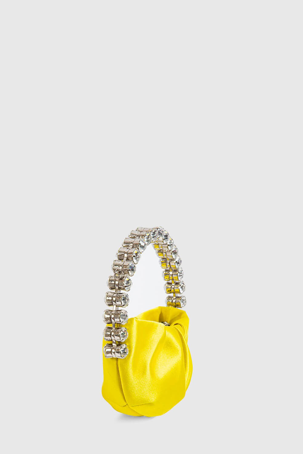 Satin Embellished Rhinestone Evening Purse Clutch