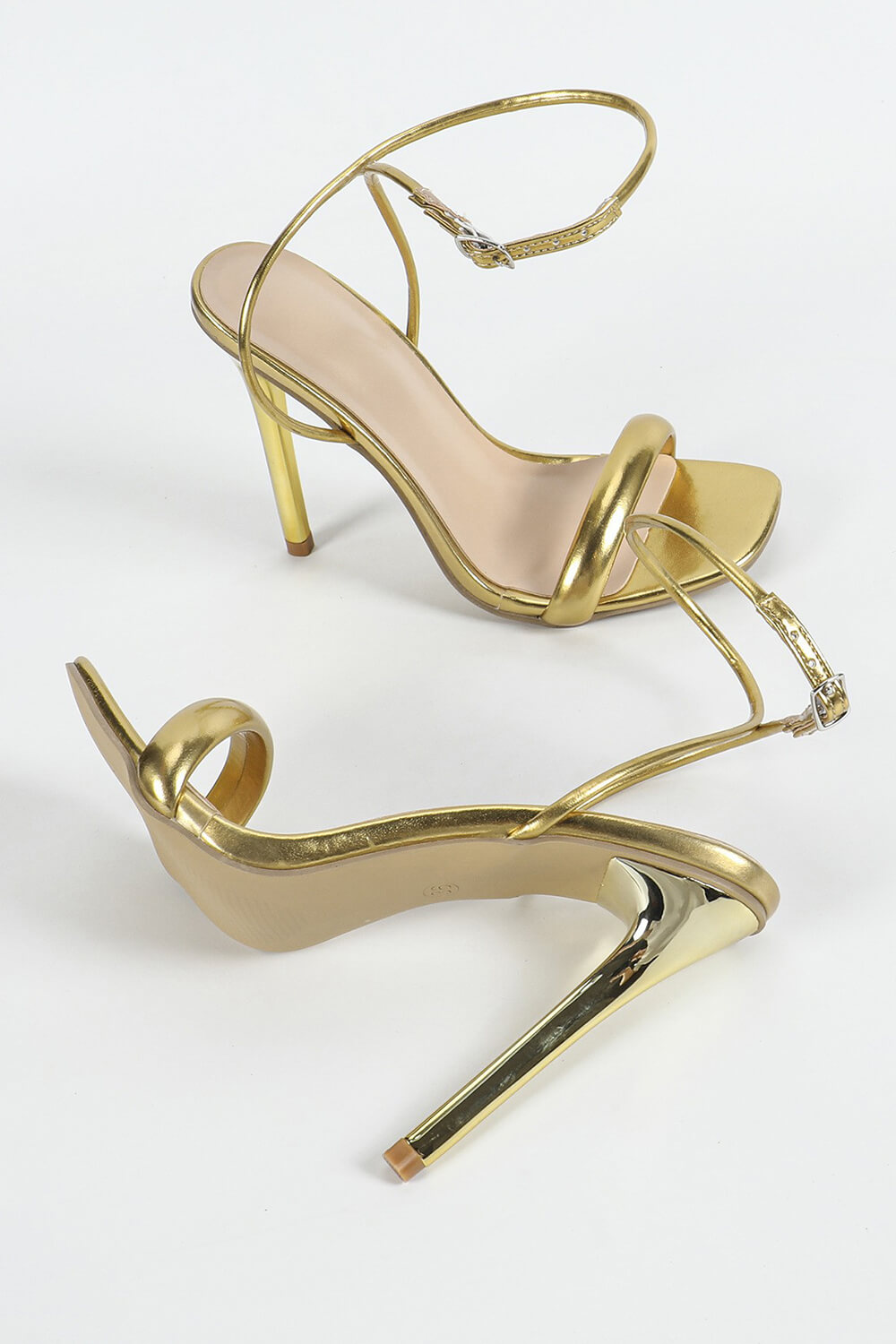 Ankle Strap Barely There Stiletto Heel