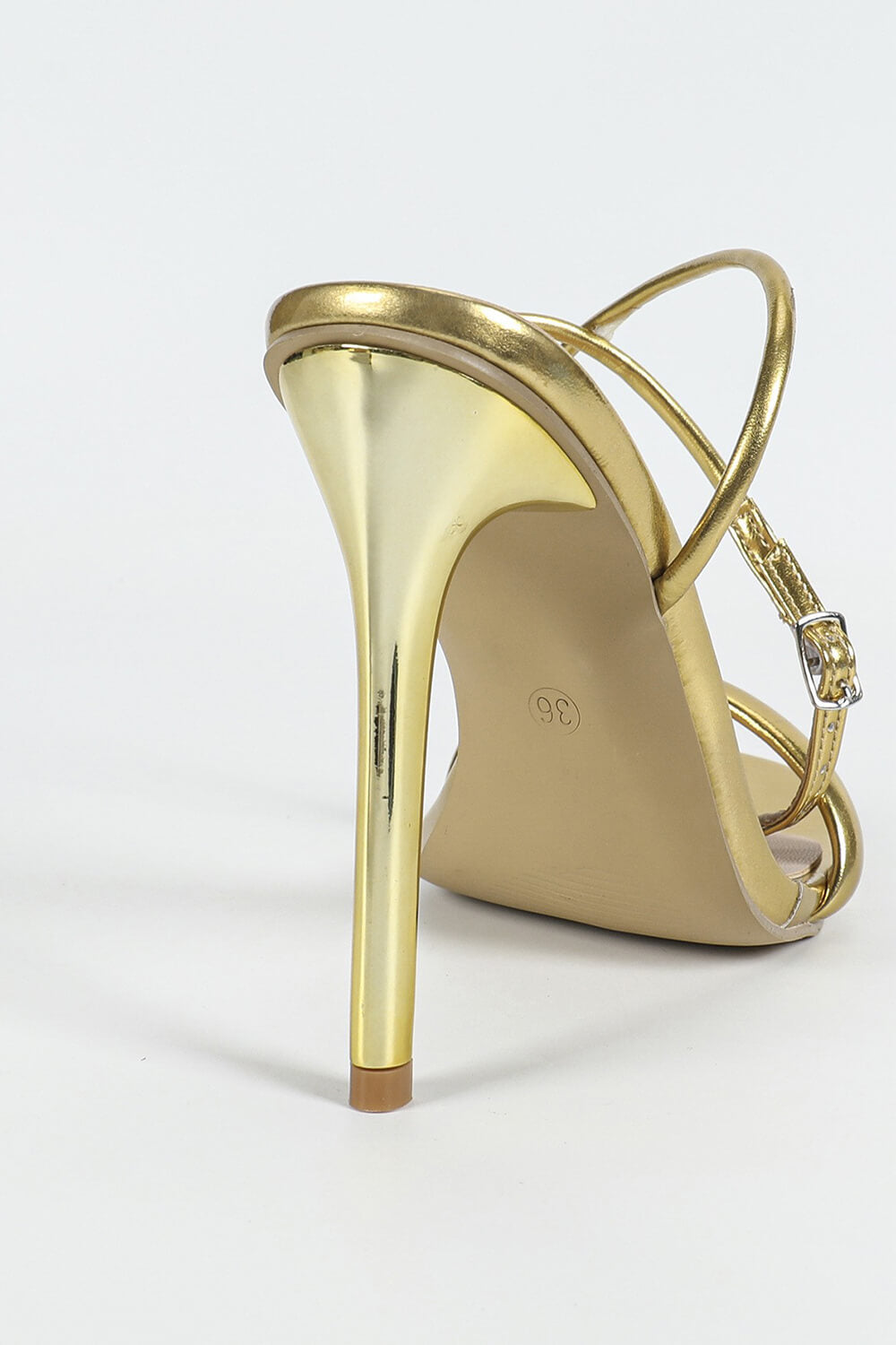 Ankle Strap Barely There Stiletto Heel