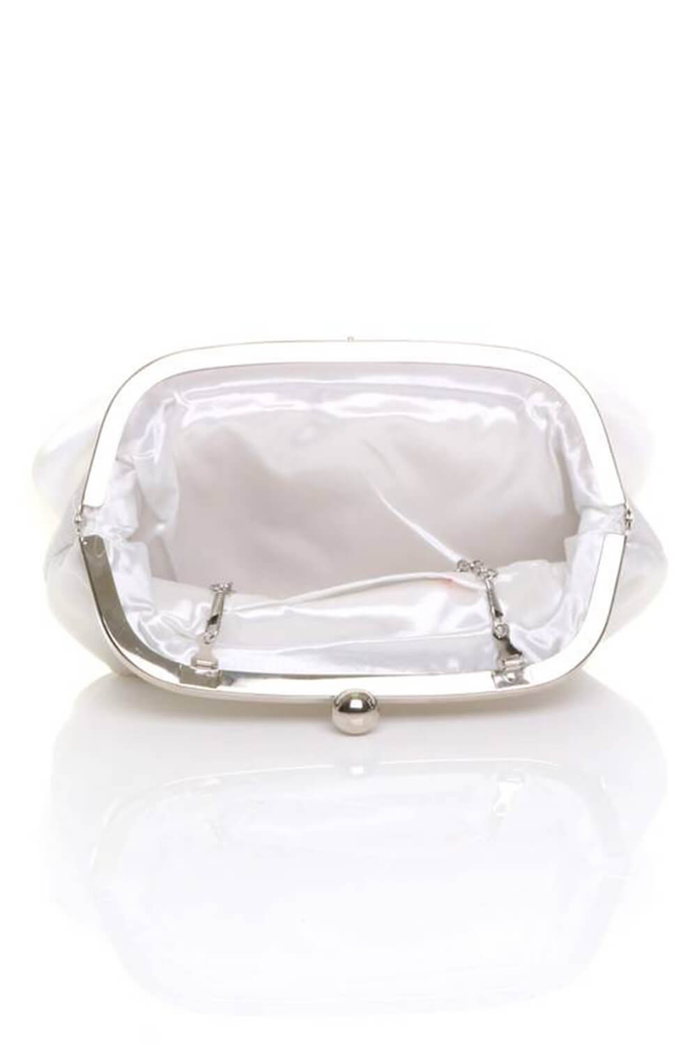 Flower Shaped Wedding Evening Clutch With Straps
