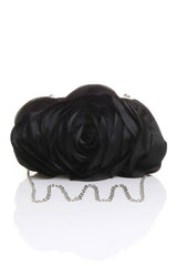 Flower Shaped Wedding Evening Clutch With Straps