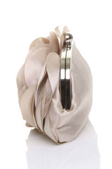 Flower Shaped Wedding Evening Clutch With Straps